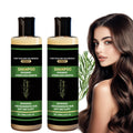 ekxzvg Organic Rosemary Hair Growth Shampoo — Natural Thickening & Strengthening with Hydrolyzed Keratin and Rosemary Extract (2pc)