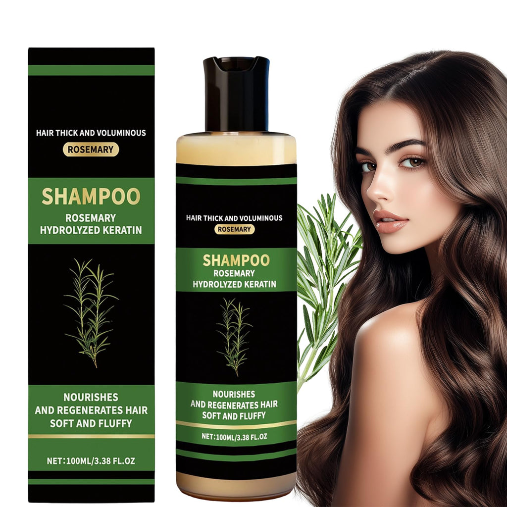 ekxzvg Organic Rosemary Hair Growth Shampoo — Natural Thickening & Keratin Support