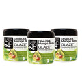 ELASTA QP Olive Oil & Mango Butter Glaze (3 Pack) – Soft, Defined Curls, Shine, 6 oz