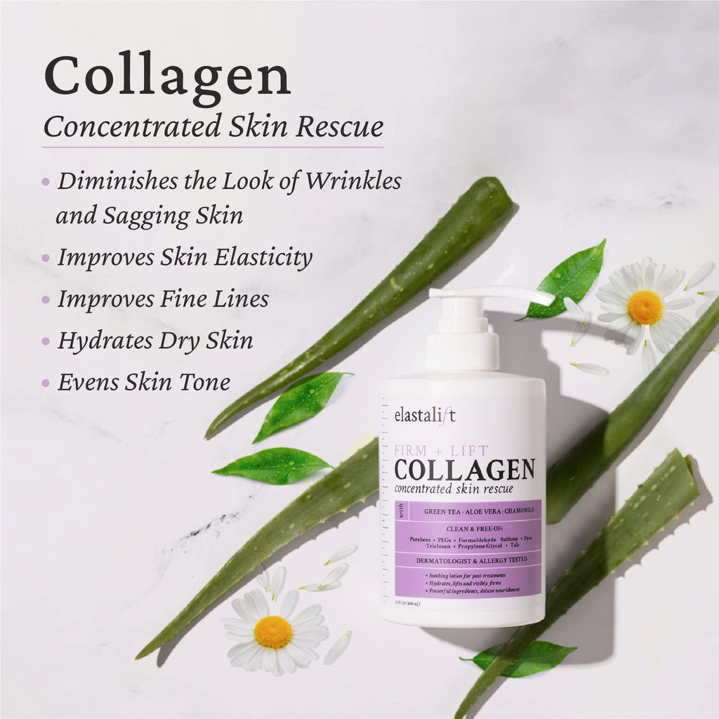 Elastalift Fragrance-Free Collagen Cream — 2pc Body & Face Moisturizer