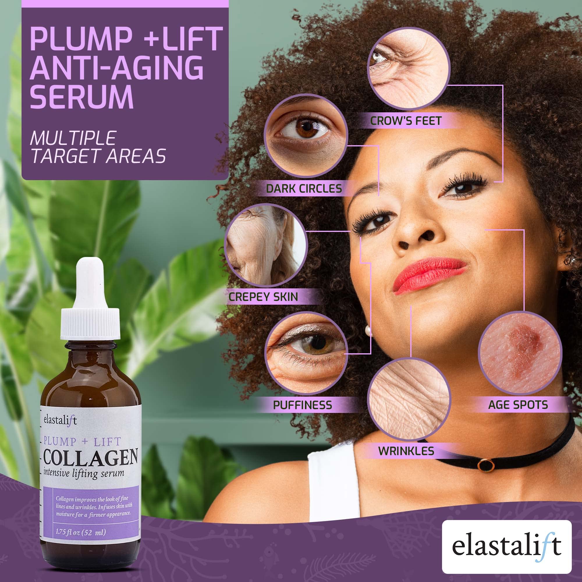 Elastalift Collagen Serum & Body Cream 2pc Bundle – Lift, Plump, Firm Skin