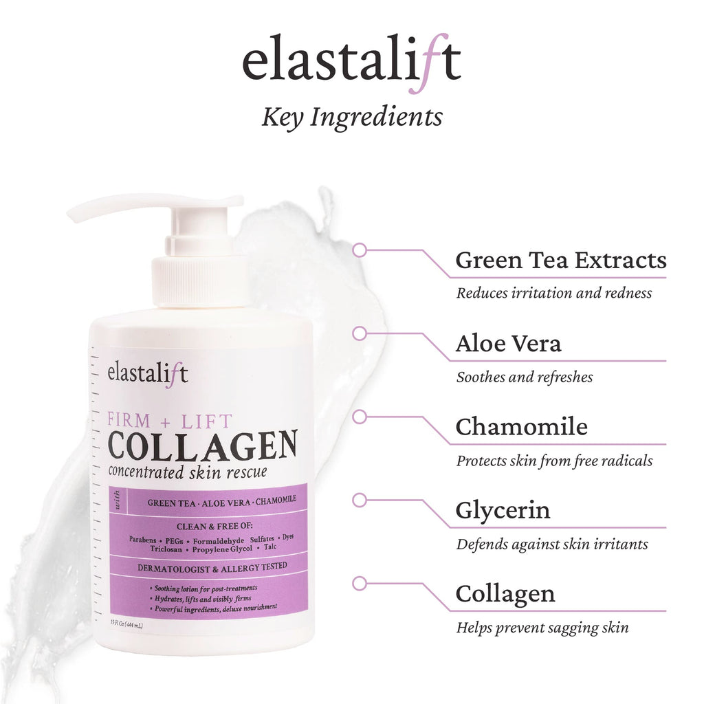 Elastalift Fragrance-Free Collagen Cream — 2pc Body & Face Moisturizer