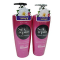 ELASTINE Silk Repair Perfect Shining Shampoo & Conditioner (550ml Each) – 2-Step Care System | Made in Korea
