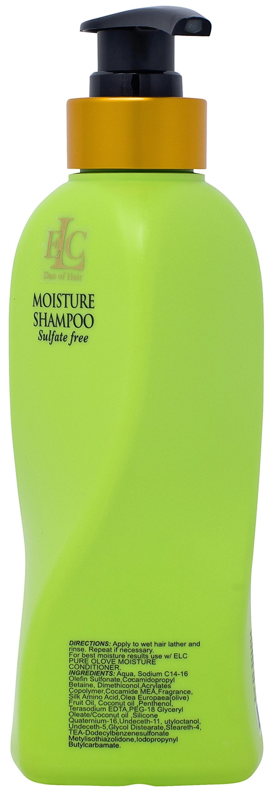 ELC Dao of Hair Pure Olove Moisturizing Shampoo (12oz) – Deep Hydration for Dry, Frizzy Hair