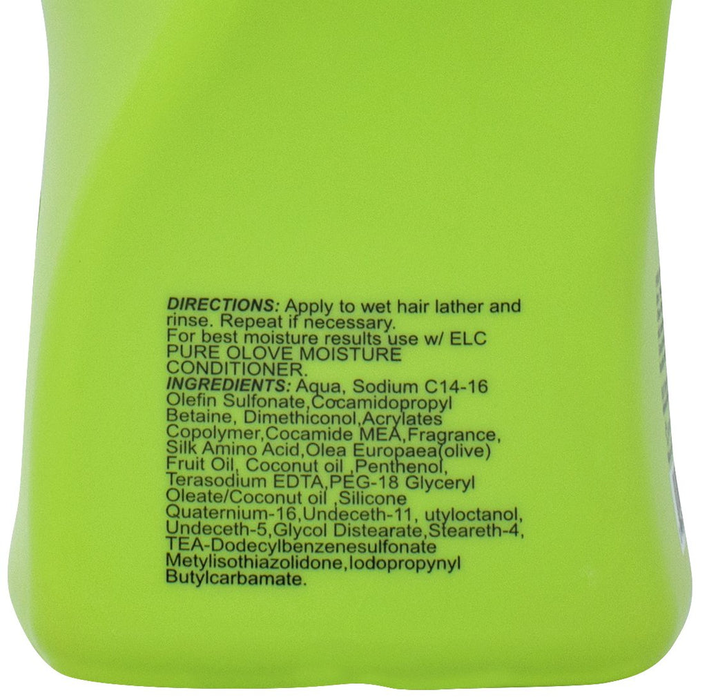 ELC Dao of Hair Pure Olove Moisturizing Shampoo (12oz) – Deep Hydration for Dry, Frizzy Hair