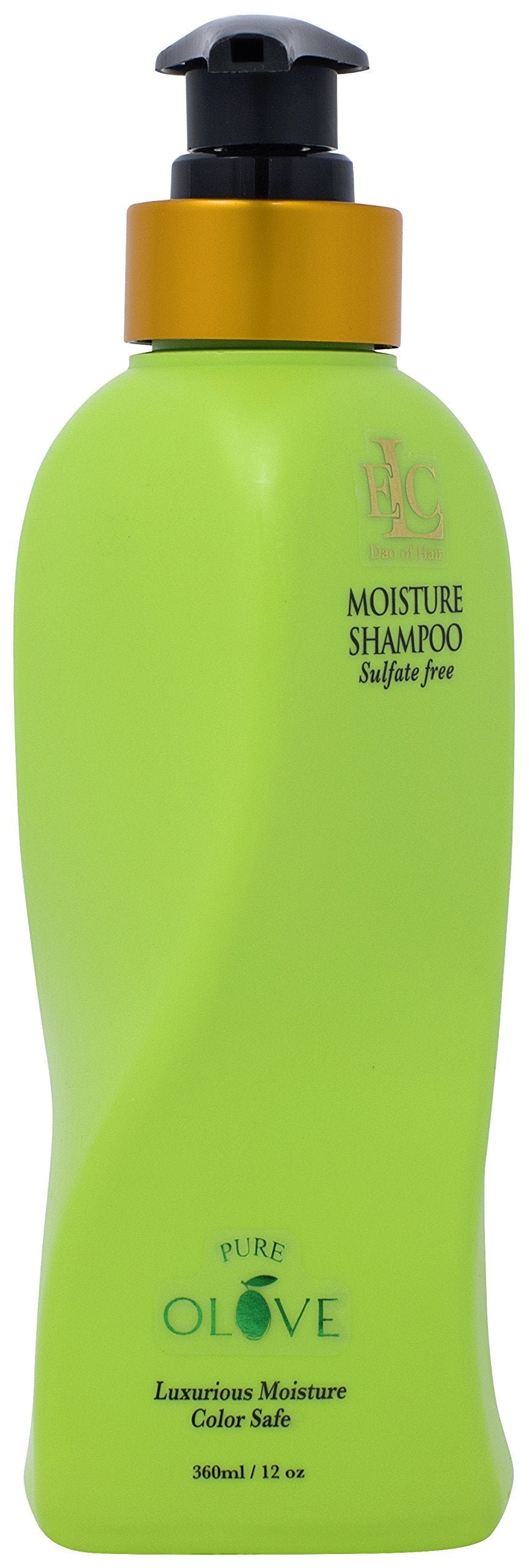 ELC Dao of Hair Pure Olove Moisturizing Shampoo (12oz) – Deep Hydration for Dry, Frizzy Hair