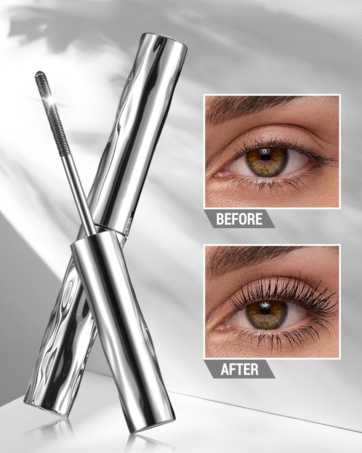 ELECANE Iron Wand Mascara – Volumizing, Curling & Waterproof