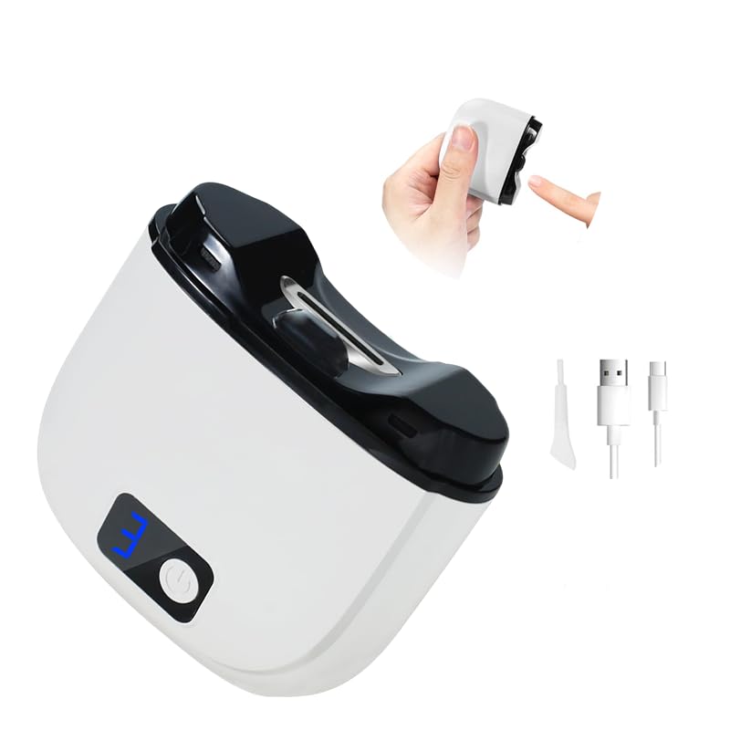 Electric Nail Clipper – 3-Speed USB-C Rechargeable Nail Trimmer with LED Light (Safe for Babies, Kids & Seniors)