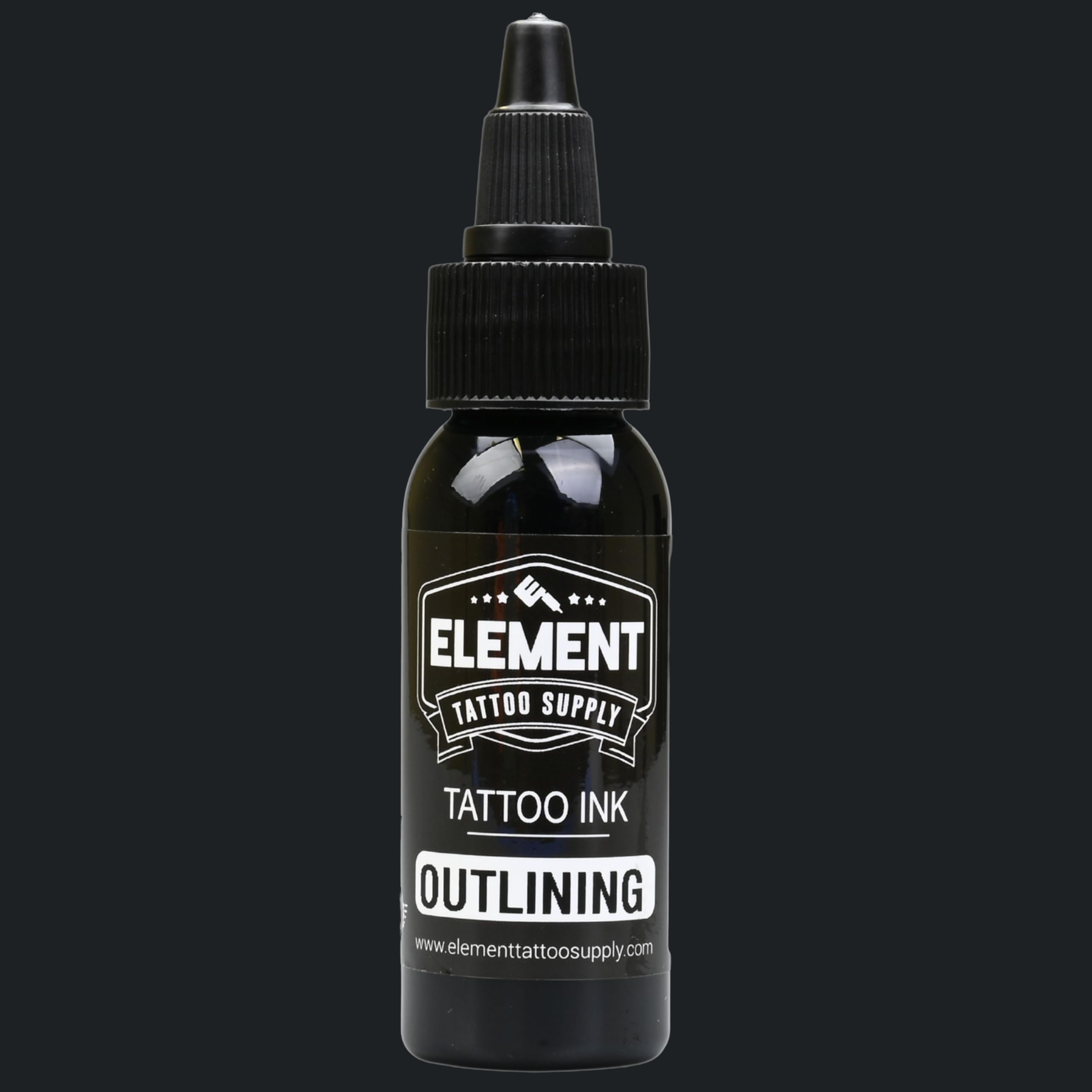 Element Tattoo Supply 6-Color Bright Ink Set – 1oz Pigment Bottles for Shading & Colorful Tattoos