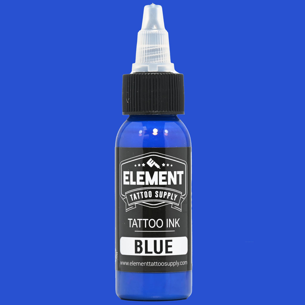 Element Tattoo Supply 6-Color Bright Ink Set – 1oz Pigment Bottles for Shading & Colorful Tattoos