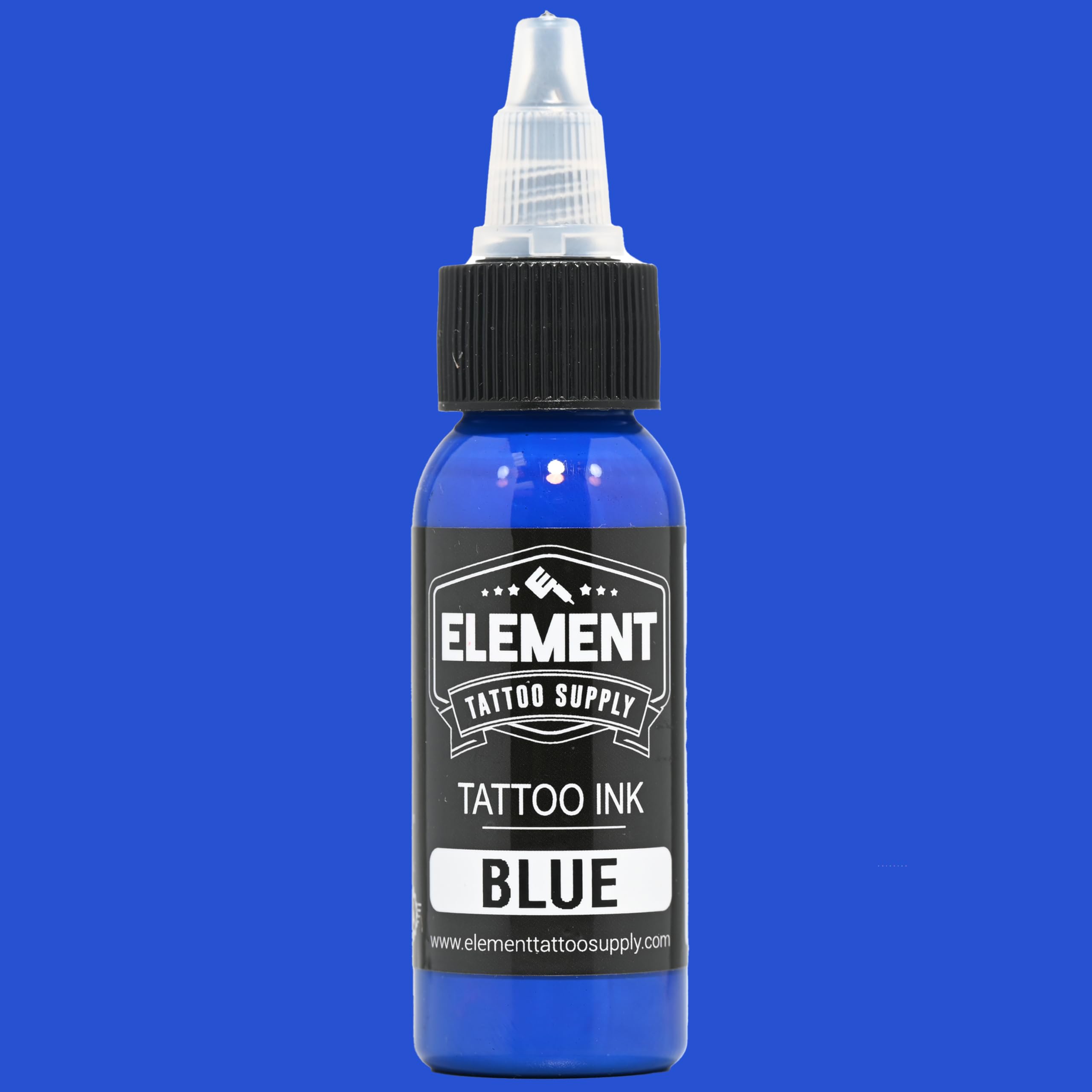 Element Tattoo Supply 6-Color Bright Ink Set – 1oz Pigment Bottles for Shading & Colorful Tattoos