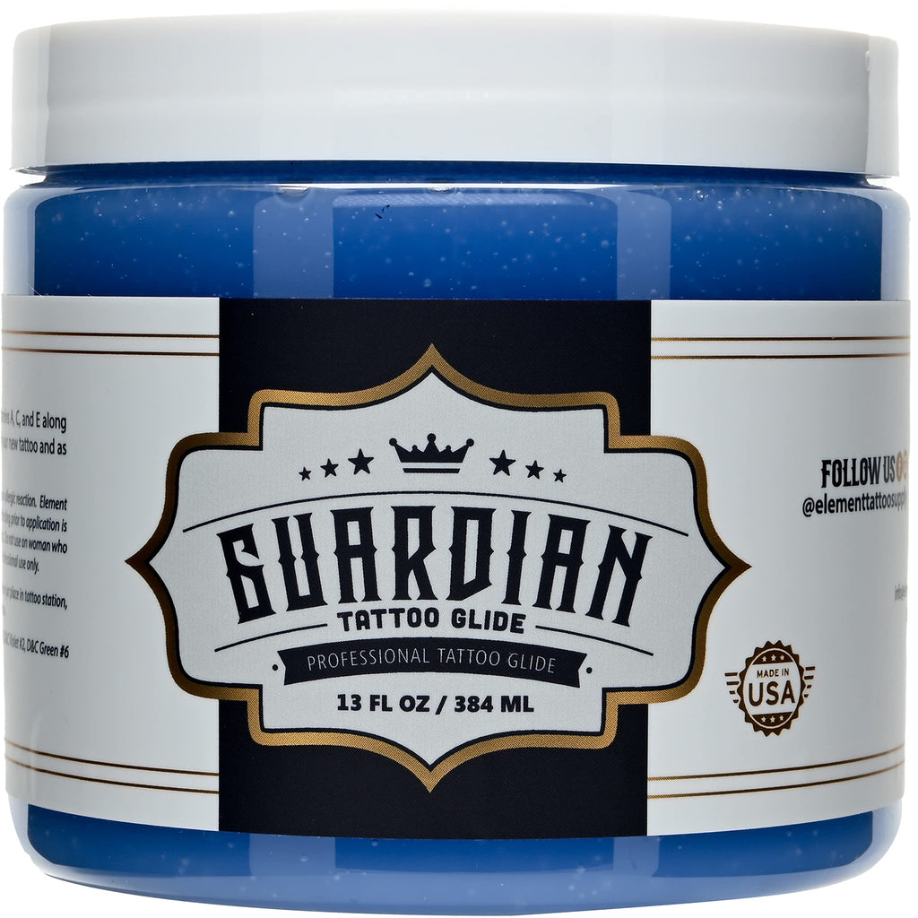 Guardian Tattoo Glide Gel by Element Tattoo Supply – During Tattooing & Aftercare Ointment, 13 oz