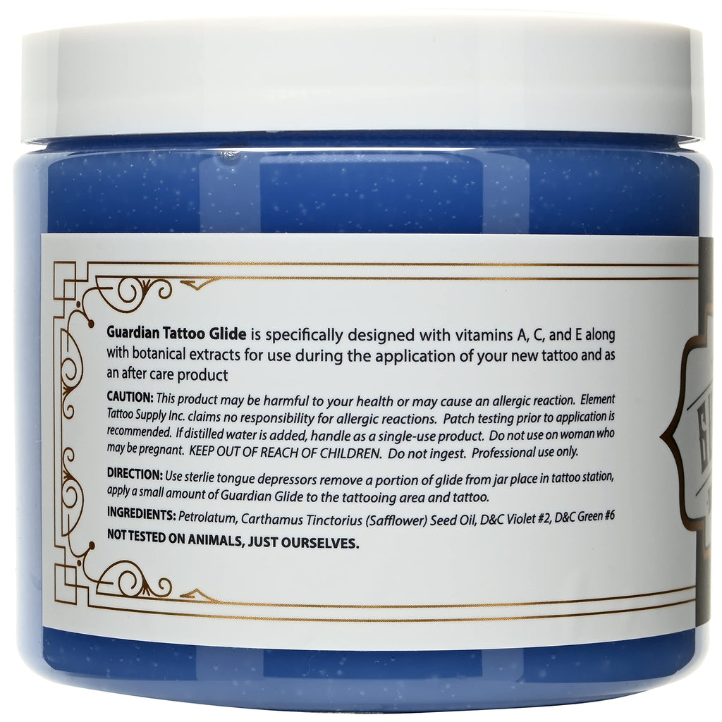 Guardian Tattoo Glide Gel by Element Tattoo Supply – During Tattooing & Aftercare Ointment, 13 oz