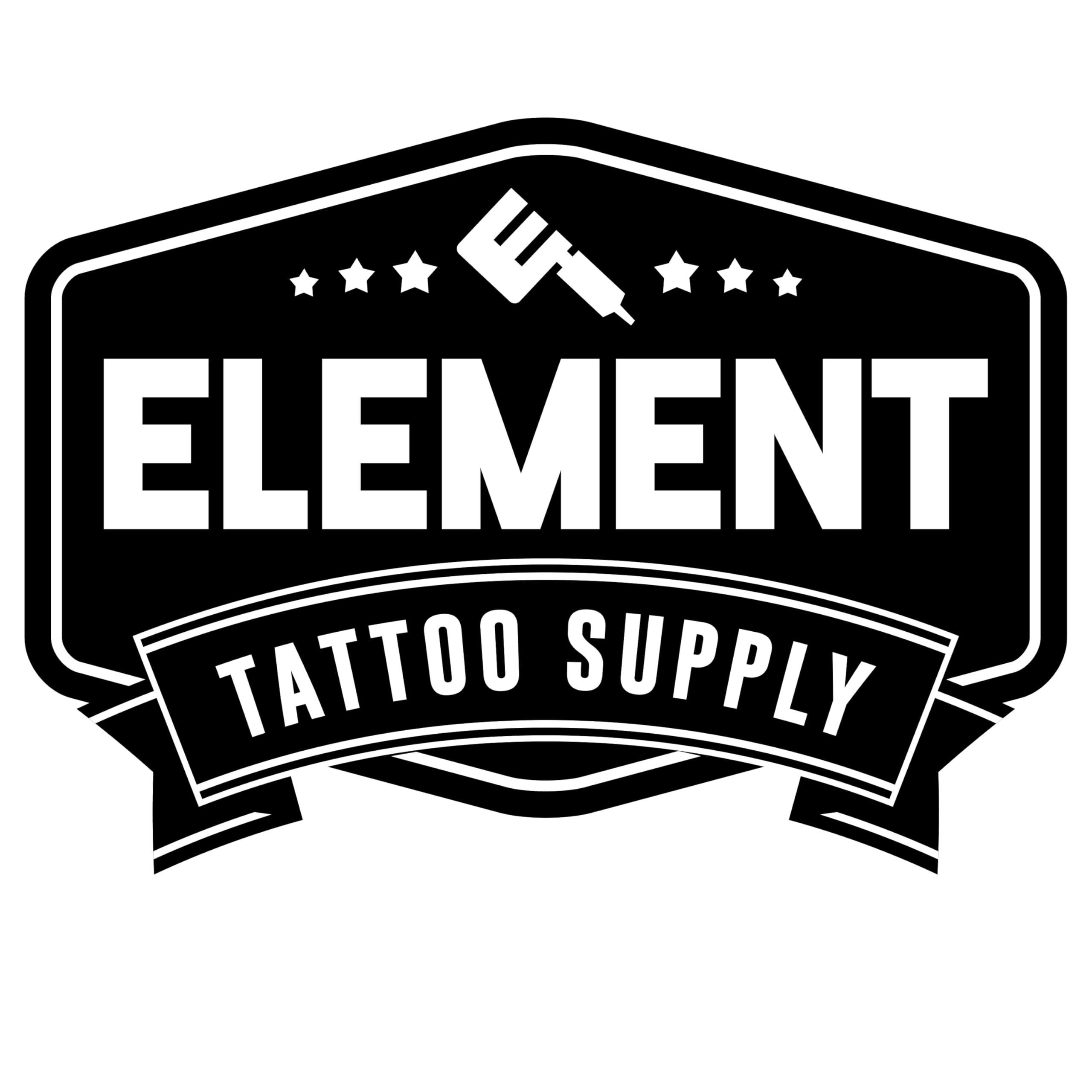 Element Tattoo Supply 6-Color Bright Ink Set – 1oz Pigment Bottles for Shading & Colorful Tattoos