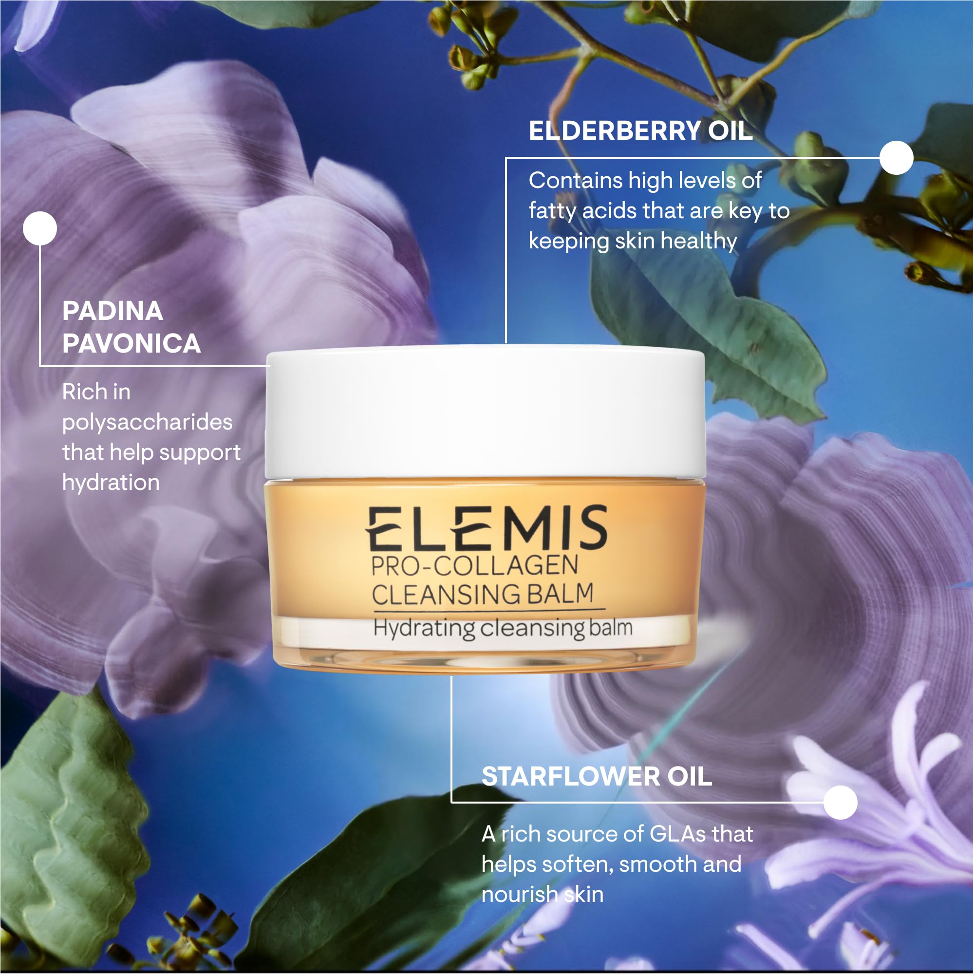 ELEMIS Pro-Collagen Cleansing Balm Makeup Remover — Hydrating Travel Size 20g
