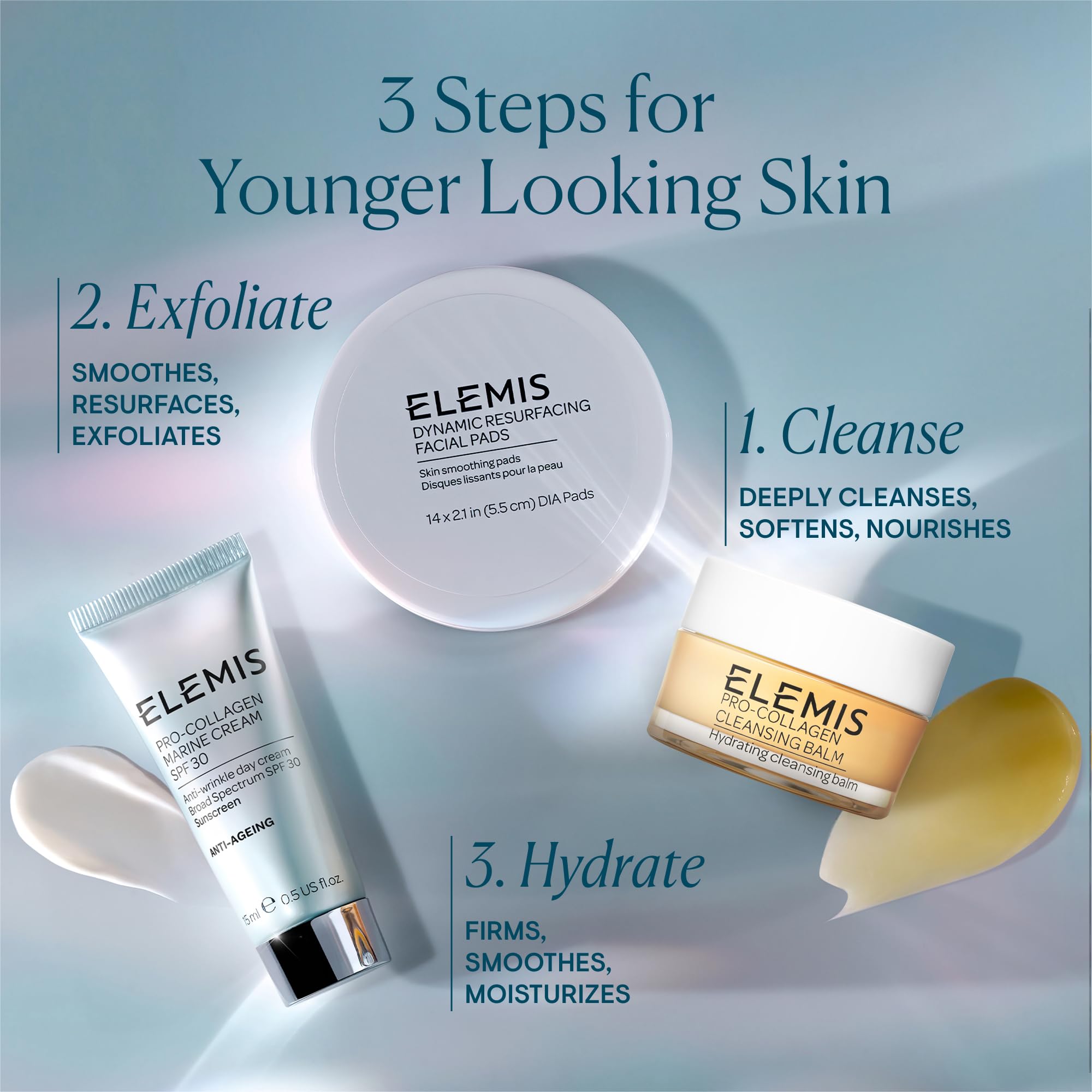 ELEMIS Pro-Collagen Cleansing Balm Makeup Remover — Hydrating Travel Size 20g