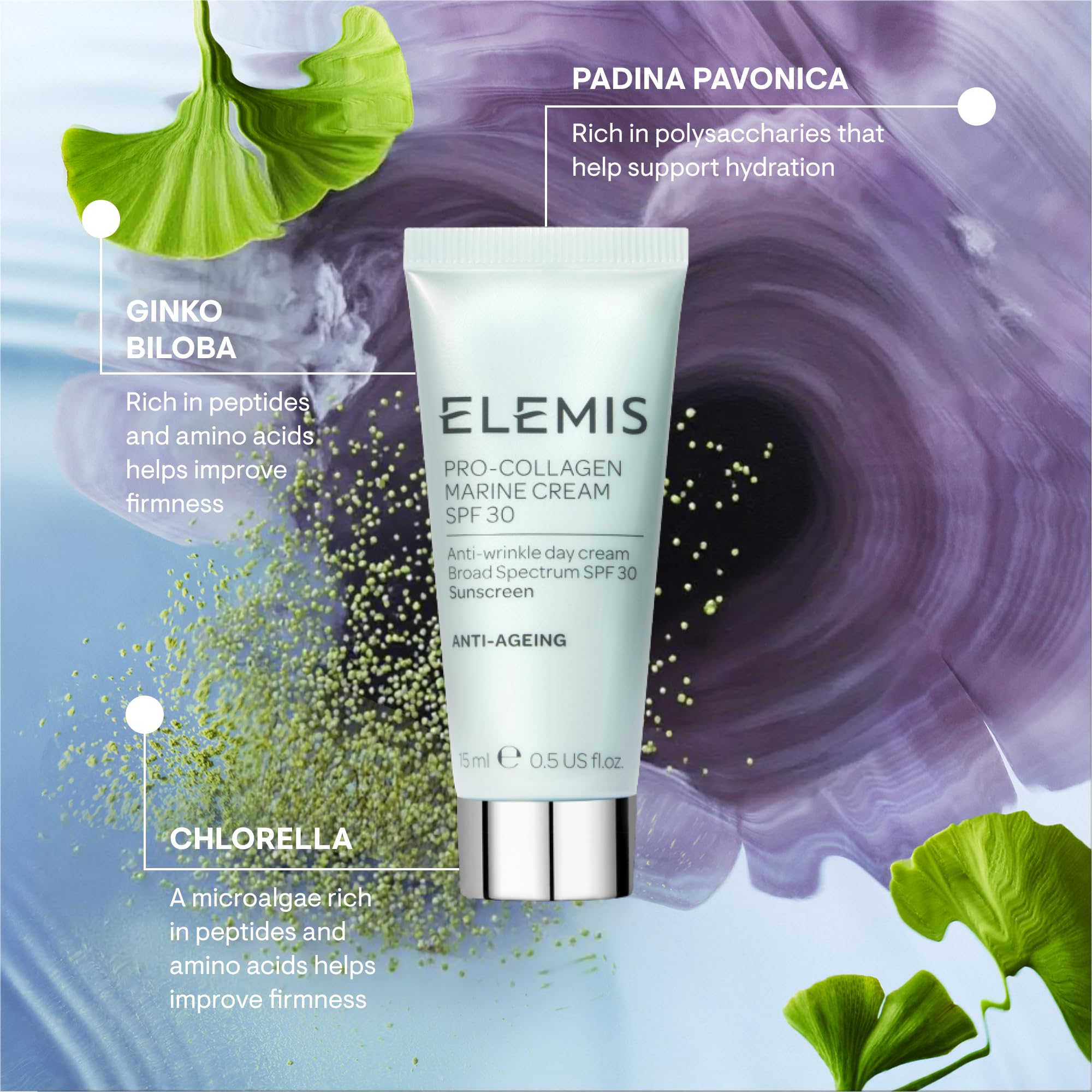 Elemis Pro-Collagen Marine Cream SPF 30 – Lightweight Anti-Wrinkle Daily Moisturizer