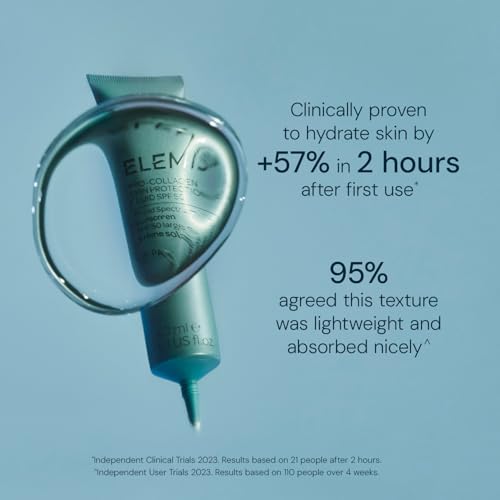 Elemis Pro-Collagen Skin Protection Fluid SPF 50 | Hydrating Face Sunscreen | 40ml