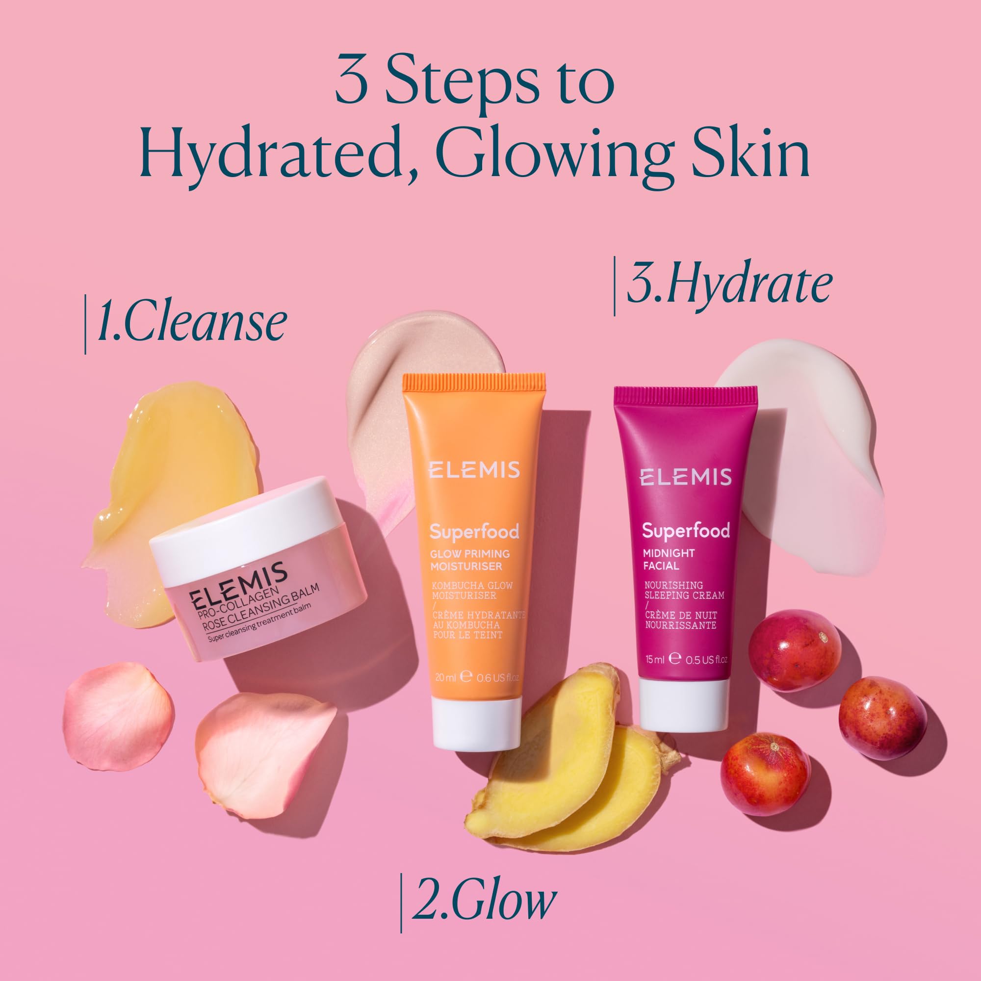 ELEMIS Superfood Midnight Facial 15ml – Travel Size Night Cream with Camu Camu & Omega 6 & 9
