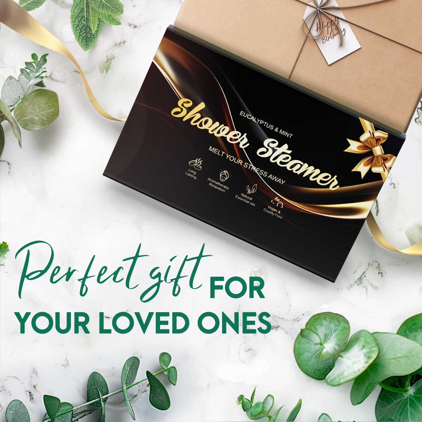 Valentine's Day Gifts for Him | Eletorot Eucalyptus Shower Steamers 6 Pack