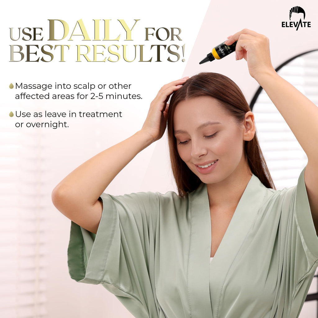Elevate Batana Oil for Hair Growth – 100% Pure, Cold-Pressed Honduran Oil | 4 Fl Oz