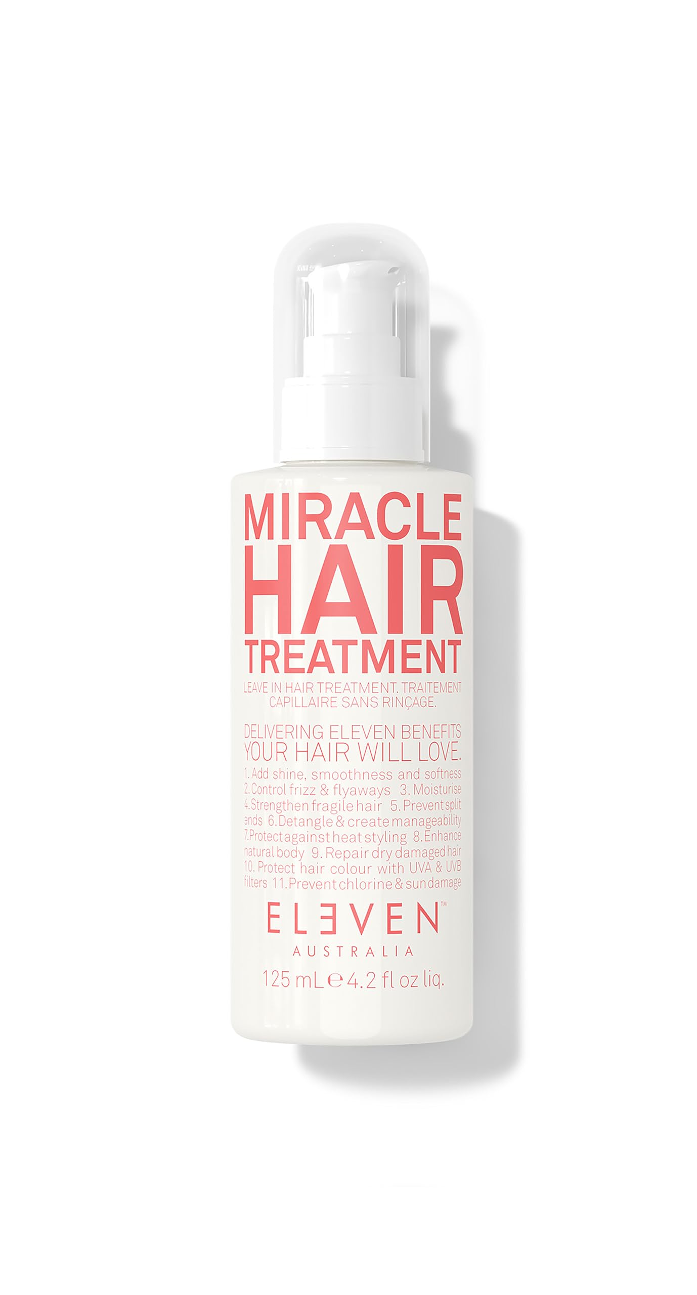 ELEVEN AUSTRALIA Miracle Leave In Hair Treatment – Heat Protection & Detangler