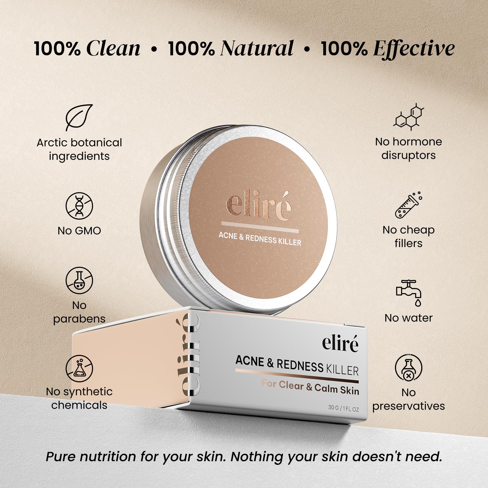Eliré Clear Skin Balm — Night Repair for Breakouts, Blemishes & Uneven Tone