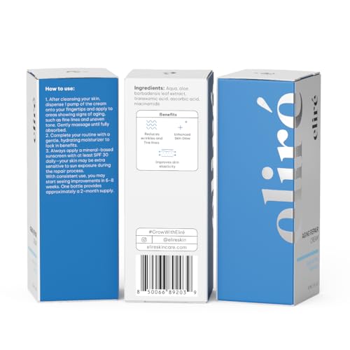 Eliré Korean Anti-Aging Cream with Vitamin C & Aloe – Firming Hydration for Sensitive Skin