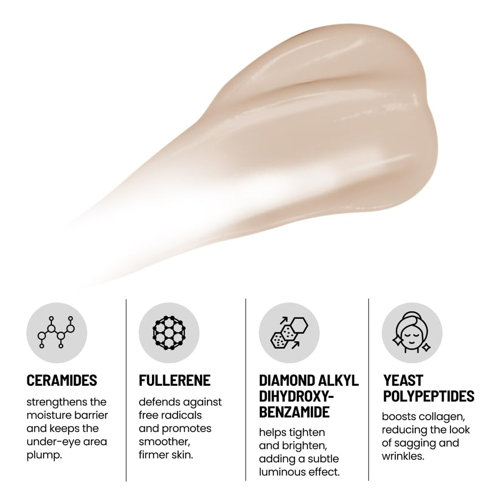 Eliré Korean Firming Eye Cream – Instant Lift with Peptide + Ceramide (15ml)