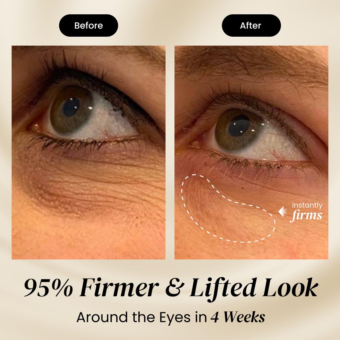 Eliré Korean Firming Eye Cream – Instant Lift with Peptide + Ceramide (15ml)