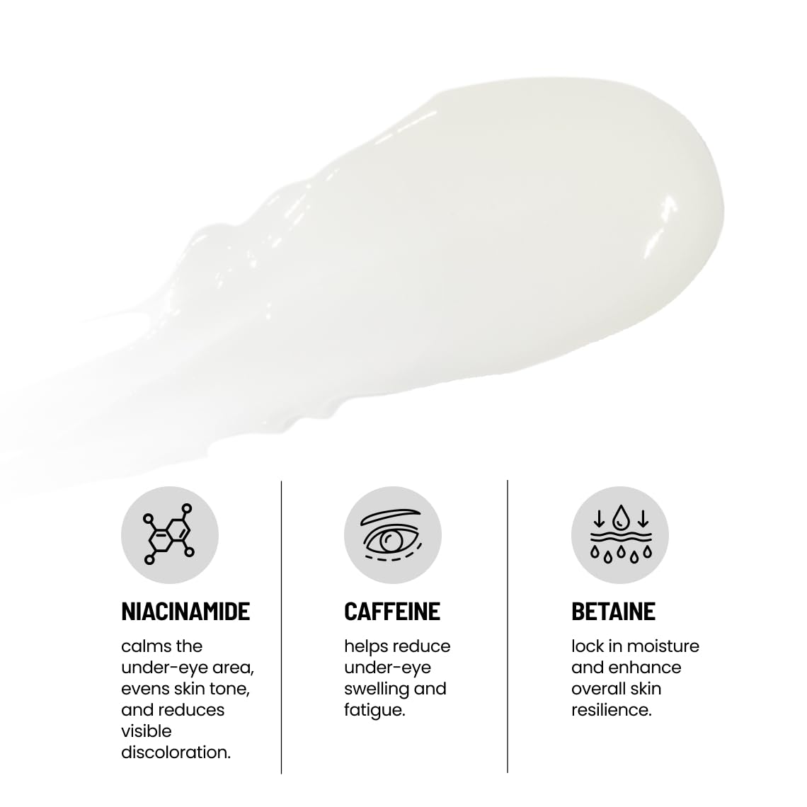 Eliré Korean Anti-Aging Eye Cream – Smooths Wrinkles, Firms & Hydrates with Ceramides & Caffeine (15ml)