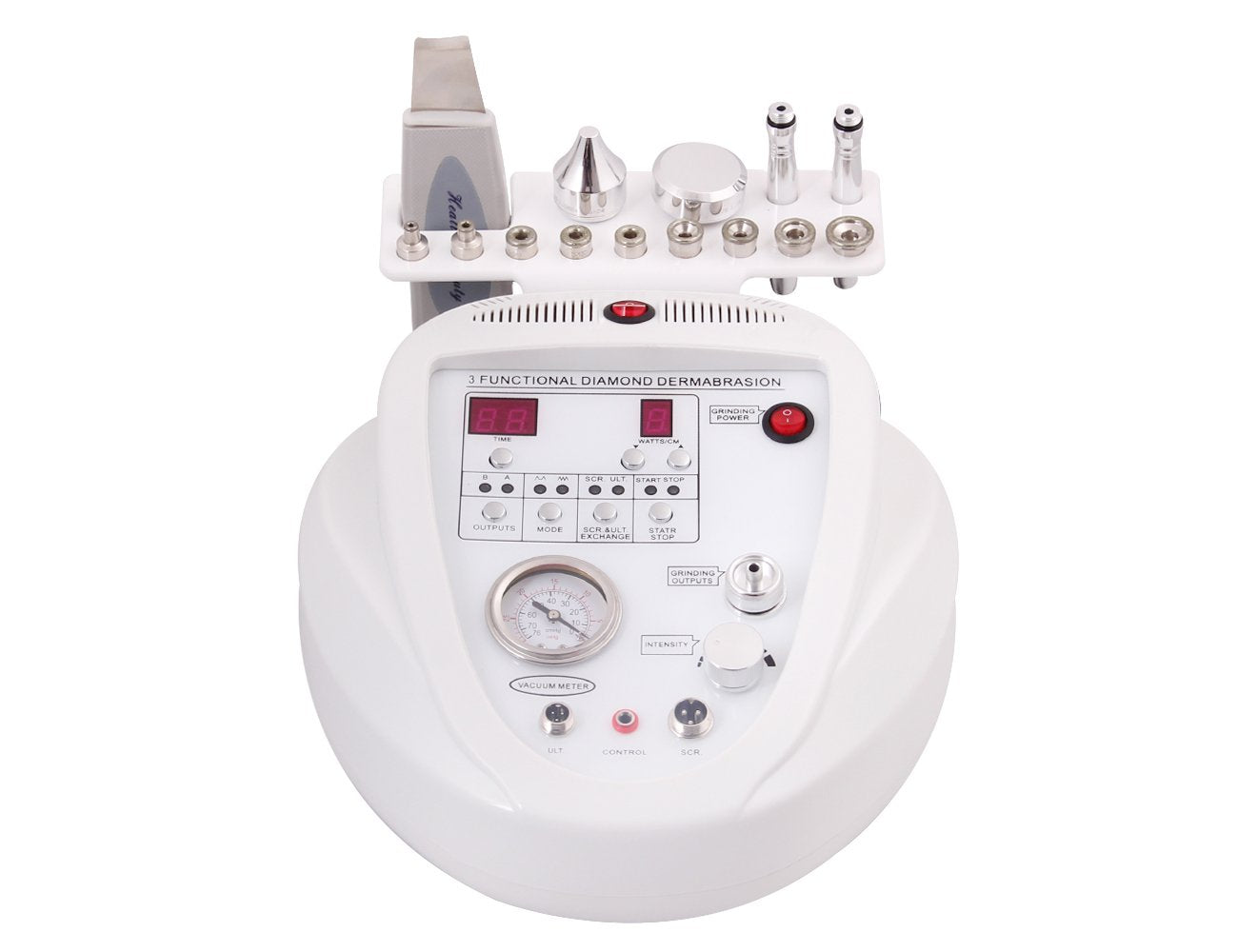 Elitzia 3-in-1 Dermabrasion & Microdermabrasion Scrubber | Facial Rejuvenation Device ETSRNF903