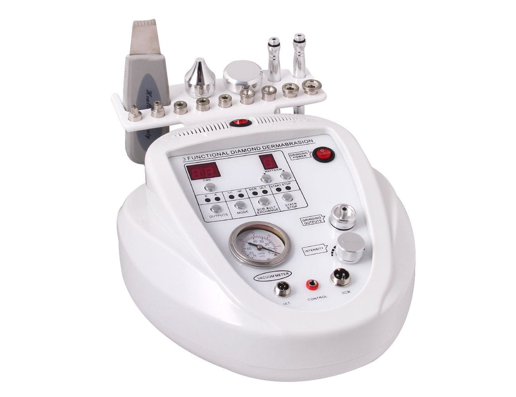 Elitzia 3-in-1 Dermabrasion & Microdermabrasion Scrubber | Facial Rejuvenation Device ETSRNF903