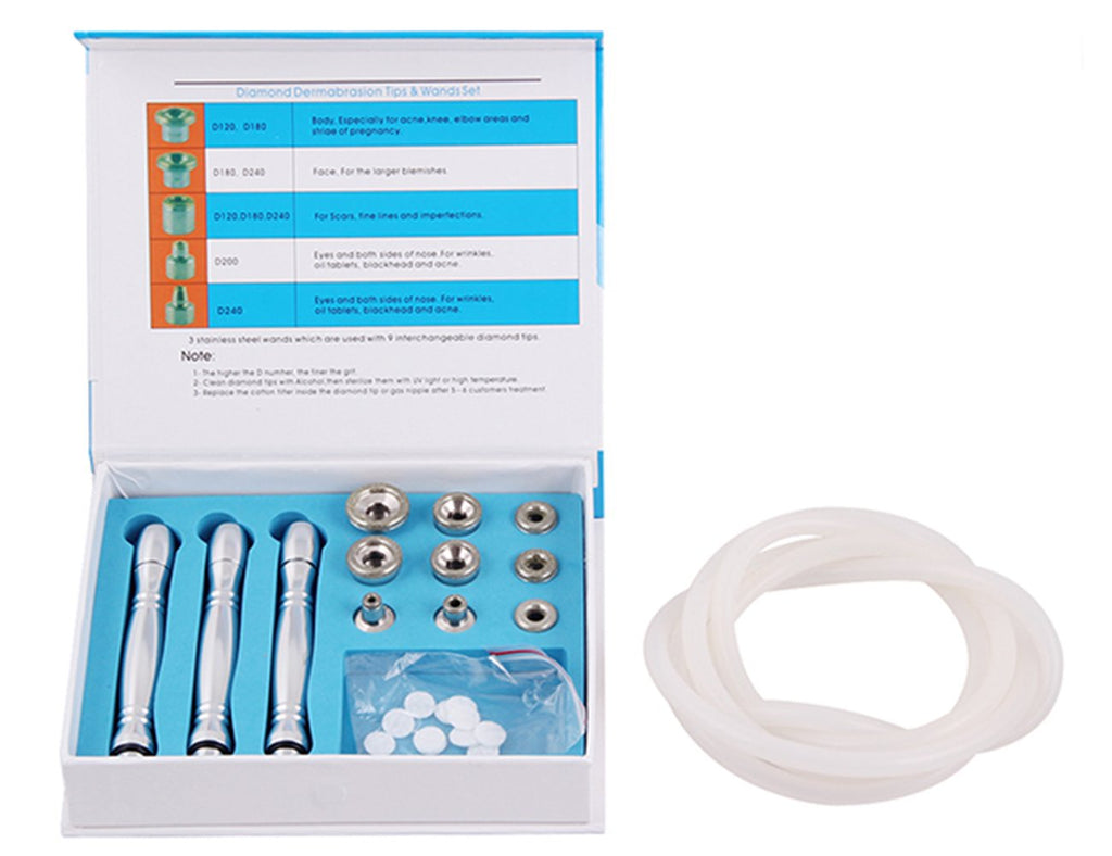 Elitzia 3-in-1 Dermabrasion & Microdermabrasion Scrubber | Facial Rejuvenation Device ETSRNF903