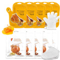 Elitzia Foot Mask & Hand Mask – Honey Almond Extract, 10-Pack Hydration Masks