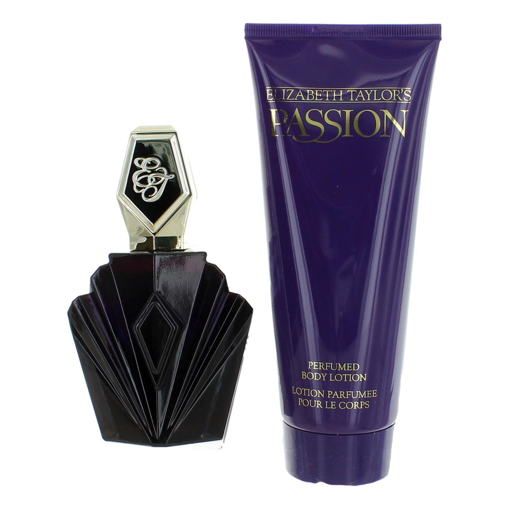 Elizabeth Taylor Passion Gift Set for Women – 2 Piece EDT & Lotion