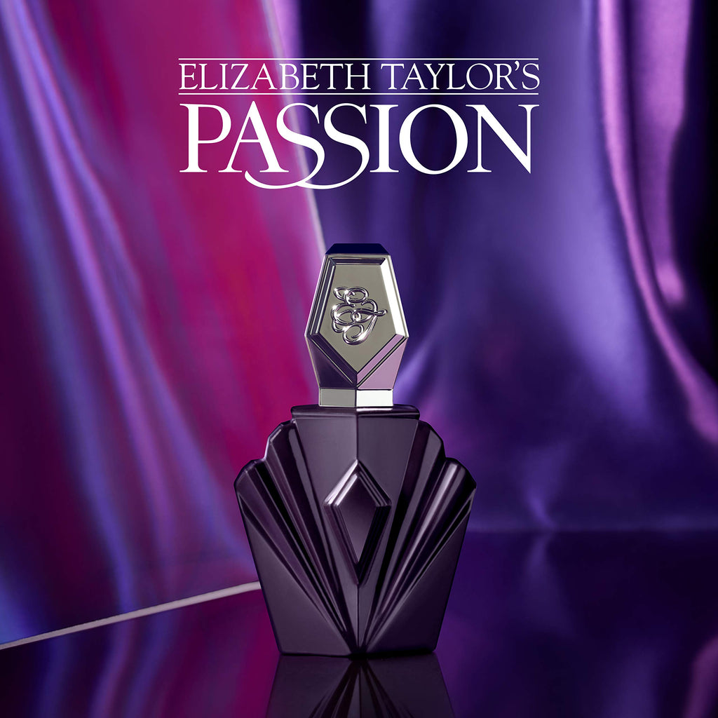 Elizabeth Taylor Passion Gift Set for Women – Perfume EDT 2.5 oz + Body Lotion 6.8 oz