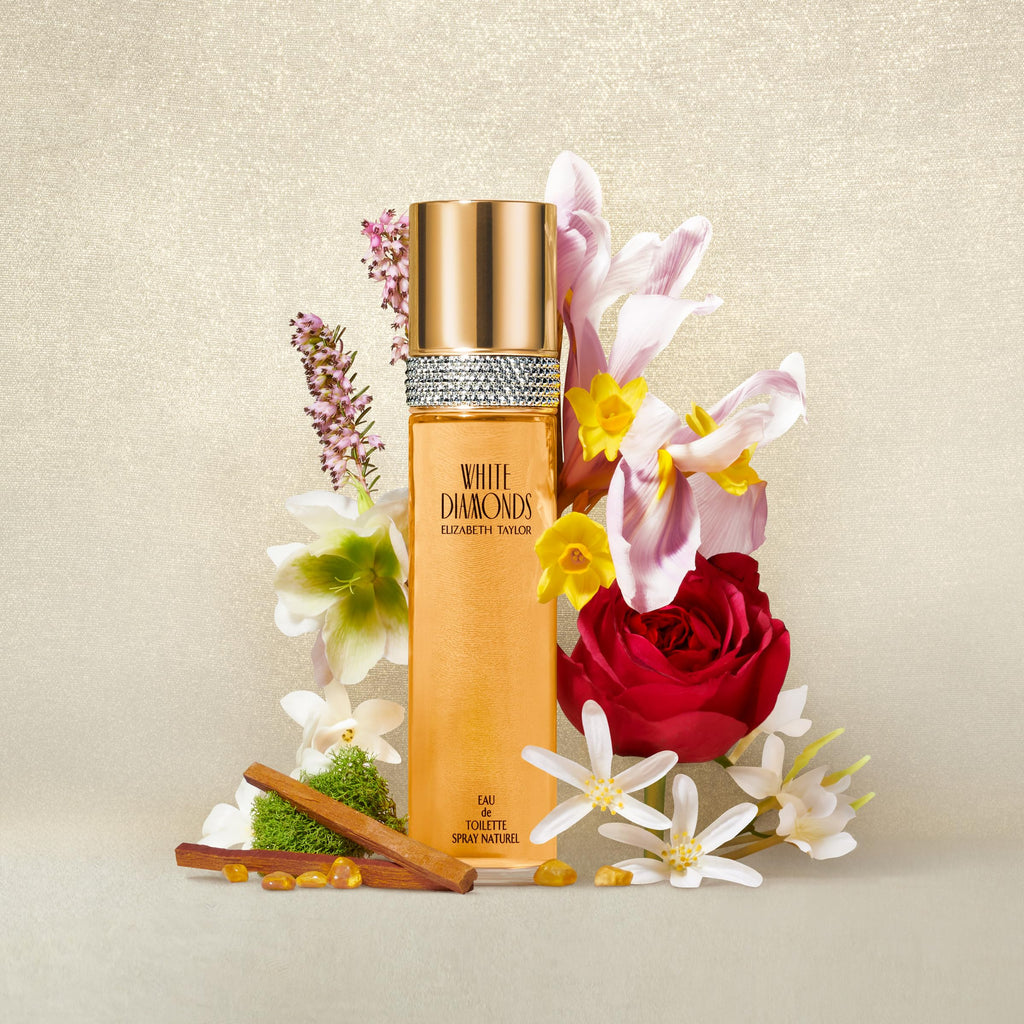 Elizabeth Taylor White Diamonds 3-Piece Gift Set: EDT, Body Lotion & Mini Parfum Replica