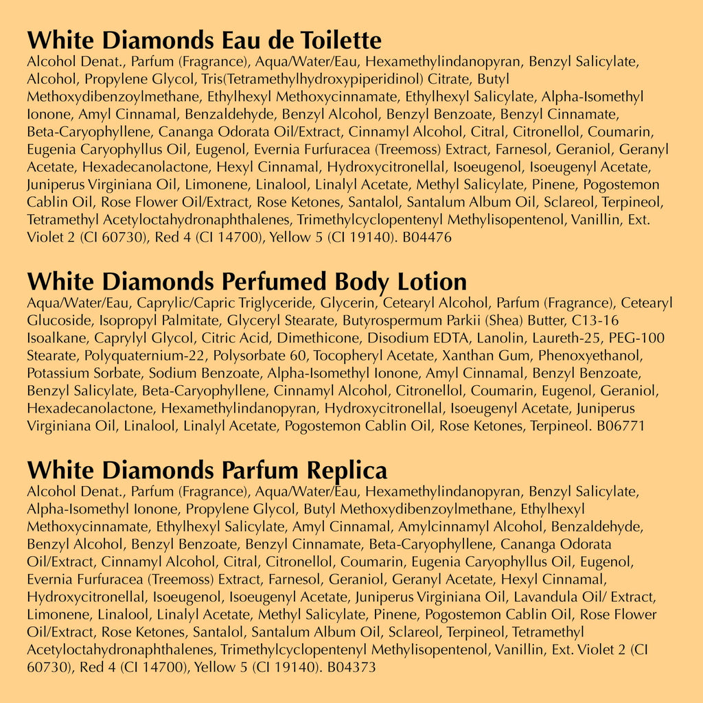 Elizabeth Taylor White Diamonds 3-Piece Gift Set: EDT, Body Lotion & Mini Parfum Replica