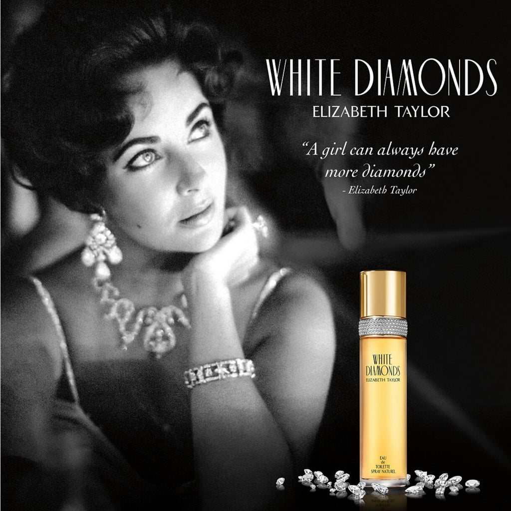 Elizabeth Taylor White Diamonds 3-Piece Gift Set: EDT, Body Lotion & Mini Parfum Replica