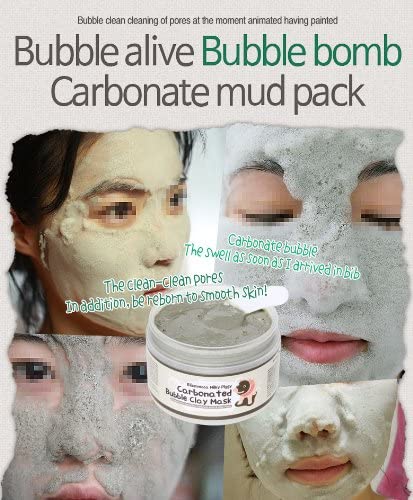 Elizavecca Milky Piggy Carbonated Bubble Clay Mask – Pore Cleaning & Gentle Massage