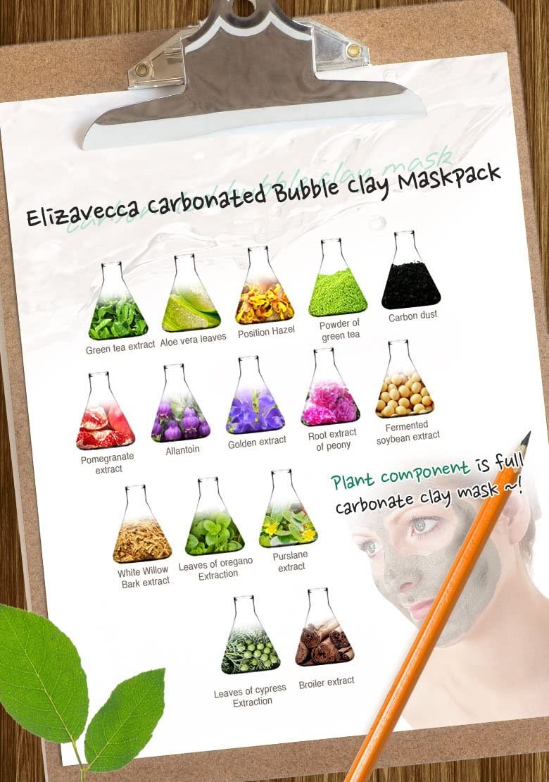 Elizavecca Milky Piggy Carbonated Bubble Clay Mask – Pore Cleaning & Gentle Massage