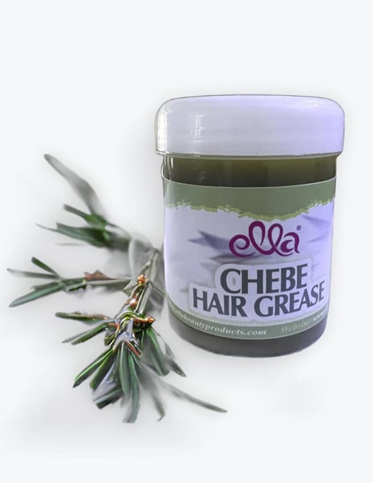 Ella Chebe Hair Grease – Nourishing Moisturizer with Chebe Powder, Karkar Oil, Peppermint & Rosemary (8oz) | Ella International