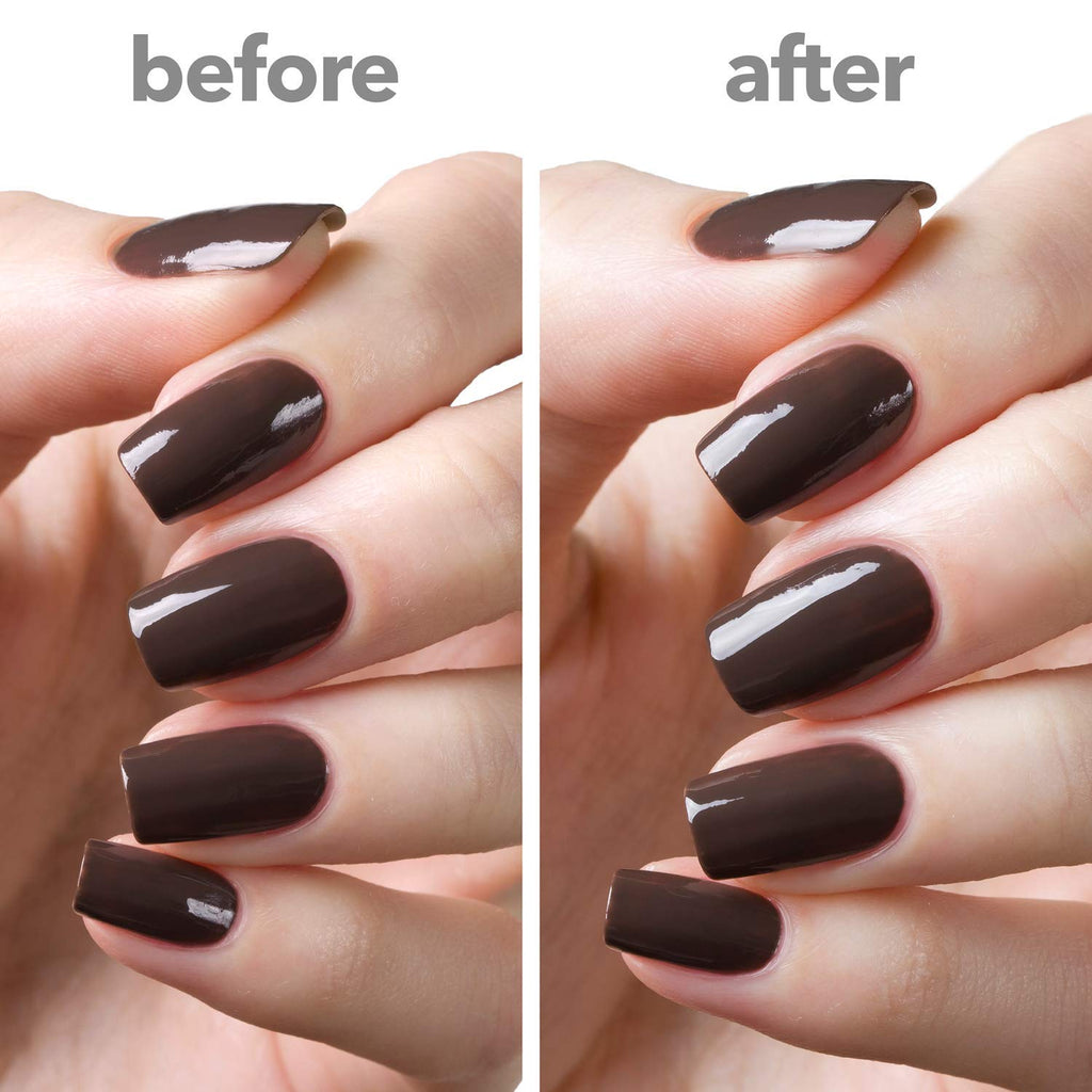 ella+mila In a Rush Fast Dry Top Coat – Quick-Dry Clear Nail Polish with High Gloss Shine (0.45 fl oz)