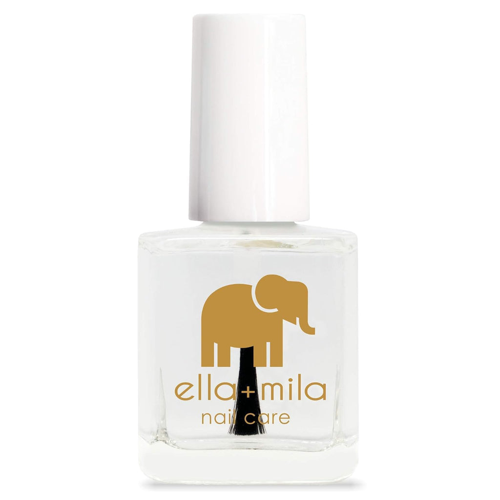 ella+mila In a Rush Fast Dry Top Coat – Quick-Dry Clear Nail Polish with High Gloss Shine (0.45 fl oz)