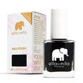 ella+mila Lights Out Black Nail Polish – Quick-Dry, Chip-Resistant, 0.45 fl oz