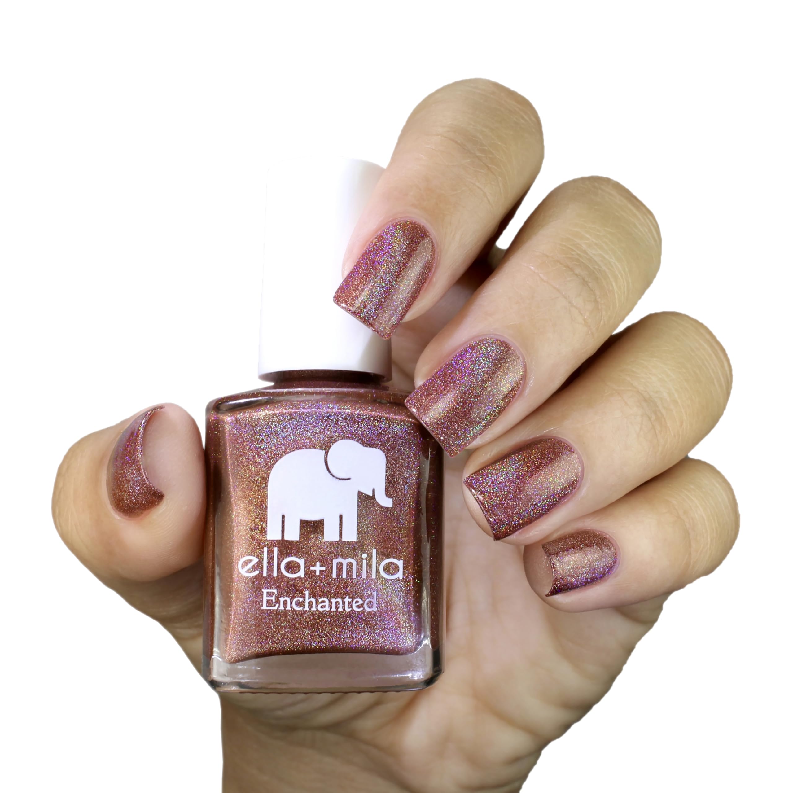 ella+mila Oasis Nail Polish – Quick-Dry, Chip-Resistant Red, 0.45 fl oz