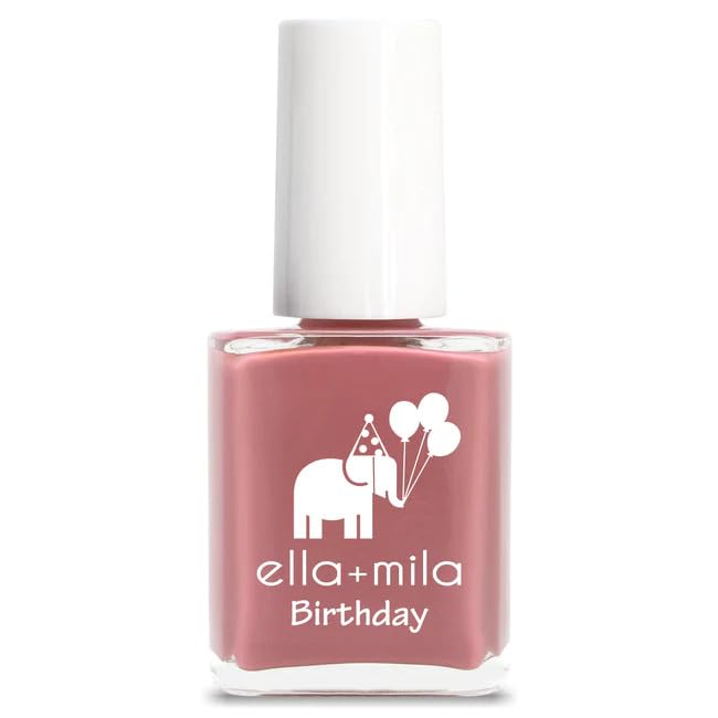 ella+mila Sixth Fix Pink Nail Polish – Quick Dry, Chip-Resistant, Long-Lasting (0.45 fl oz)