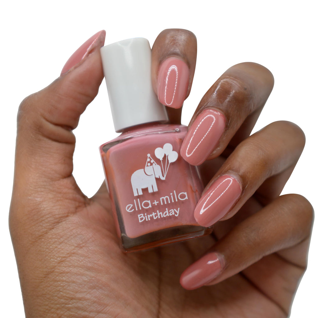 ella+mila Sixth Fix Pink Nail Polish – Quick Dry, Chip-Resistant, Long-Lasting (0.45 fl oz)