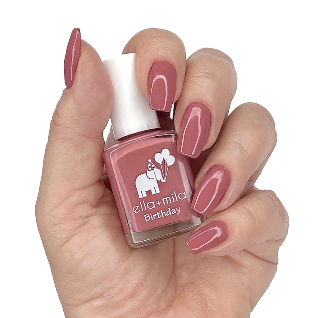 ella+mila Sixth Fix Pink Nail Polish – Quick Dry, Chip-Resistant, Long-Lasting (0.45 fl oz)